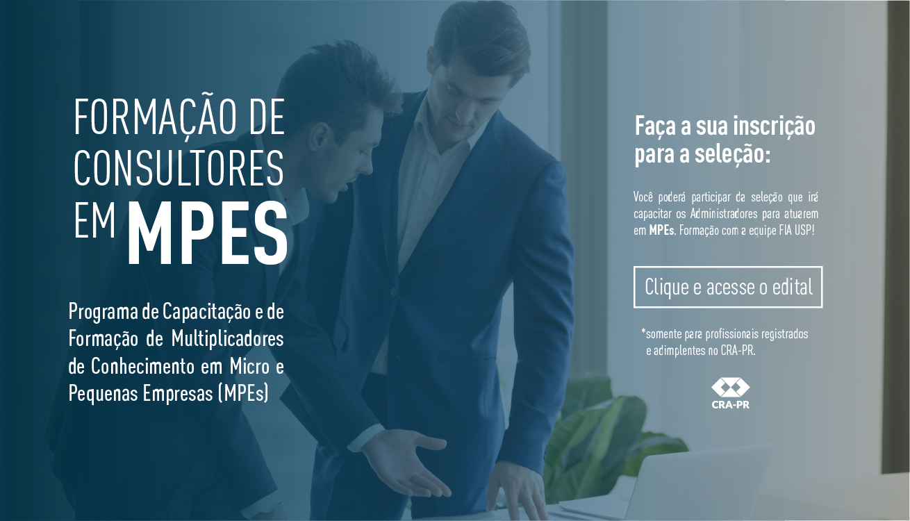 Read more about the article Seleção de Profissionais de Administração/2019/CRA-PR