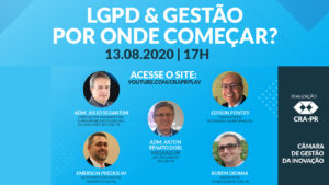 Read more about the article Webinar: LGPD & Gestão – Por Onde Começar?