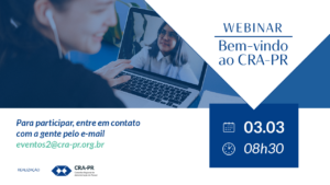 Read more about the article CRA-PR recebe novos registrados em webinar de boas-vindas