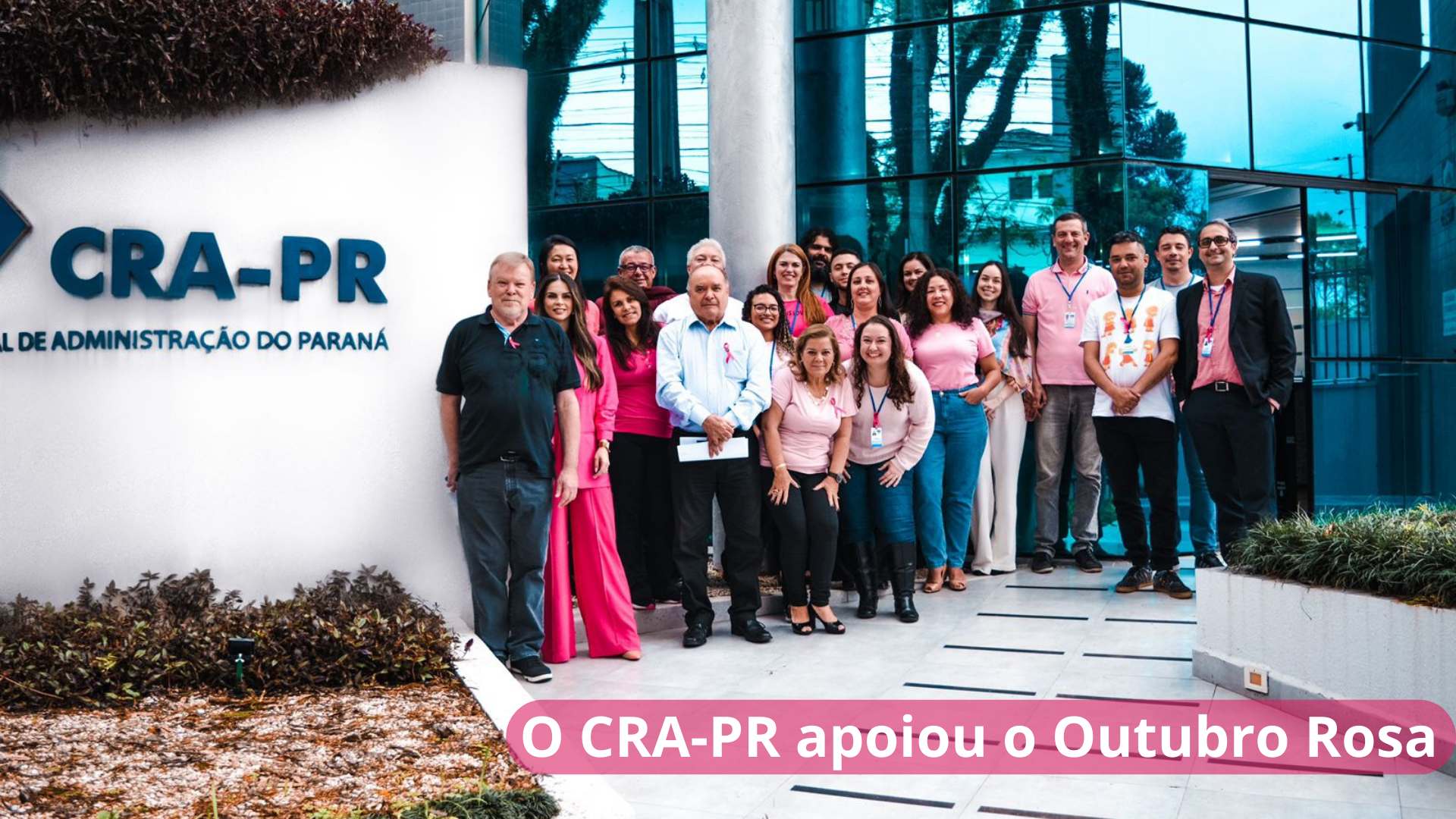 Read more about the article O CRA-PR apoiou o Outubro Rosa