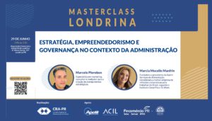 Read more about the article MASTERCLASS – Estratégia, Empreendedorismo e Governança no contexto da Administração