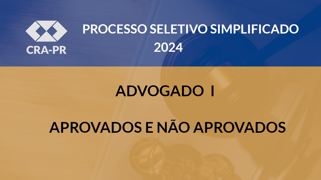 You are currently viewing PSS 2024 – Advogado I – Aprovados e não aprovados